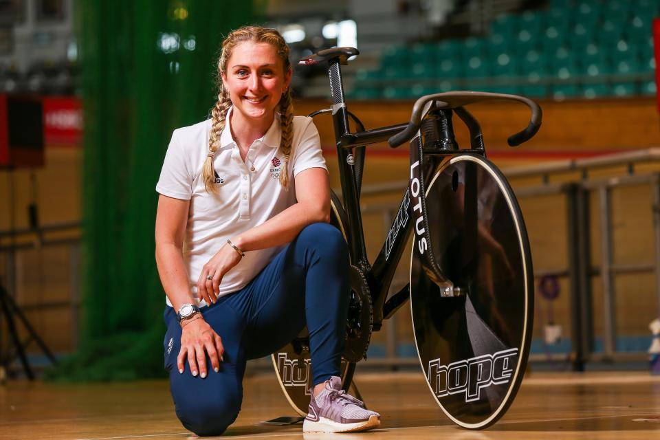 Laura Kenny of Great Britain is looking to win a medal after giving birth to her son Albert in 2017 (Getty)