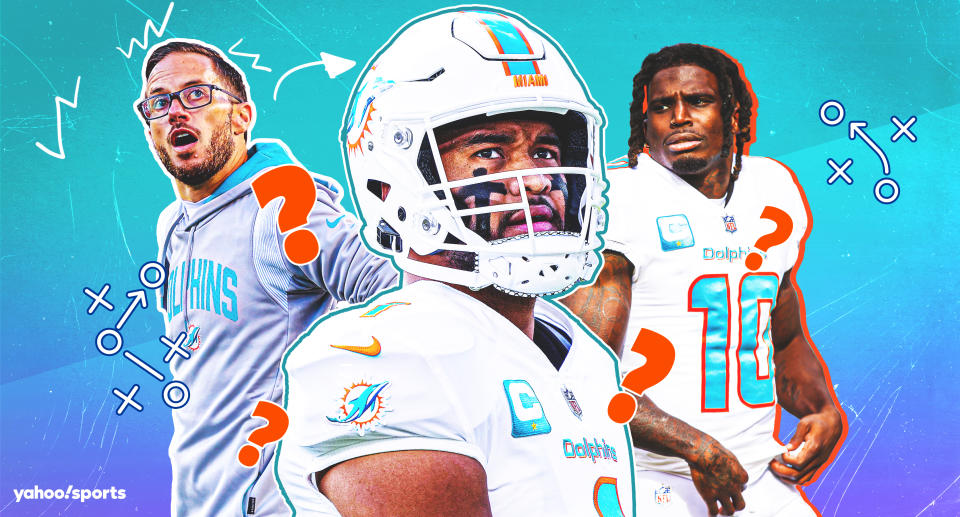 Teams have figured out how to limit the effectiveness of the Miami Dolphins&#39; first punch. How can Mike McDaniel and Co. now counter? (Erick Parra Monroy/Yahoo Sports)