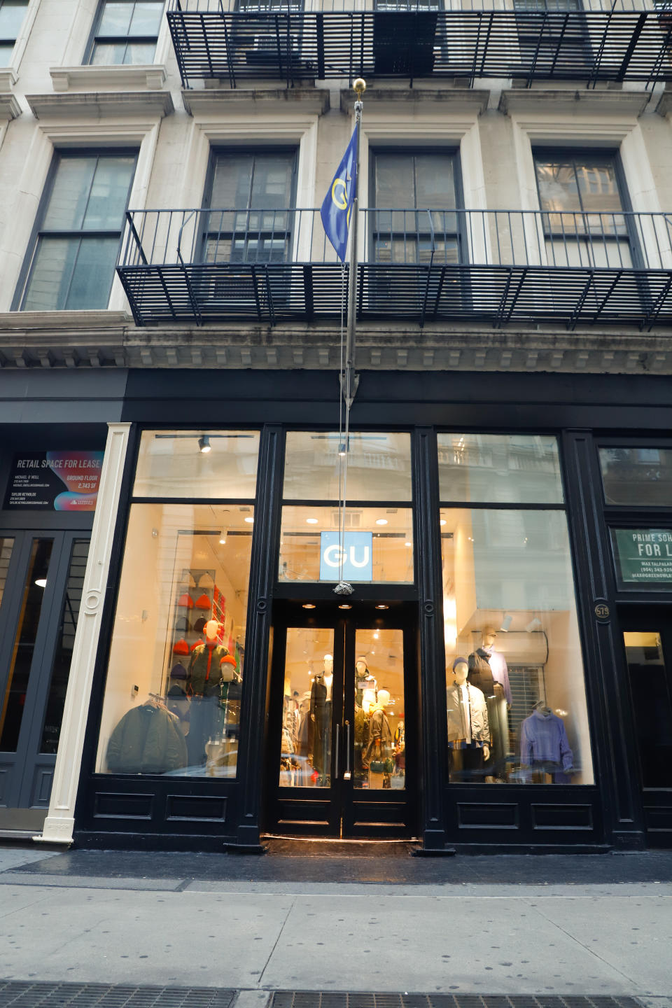 The store is located in the heart of SoHo.