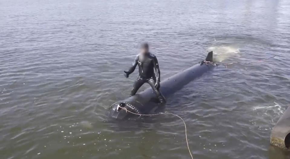 ukrainian prototype marichka uuv drone torpedo