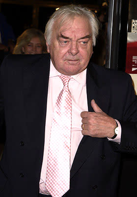 David Hemmings at the Westwood premiere of Spy Game