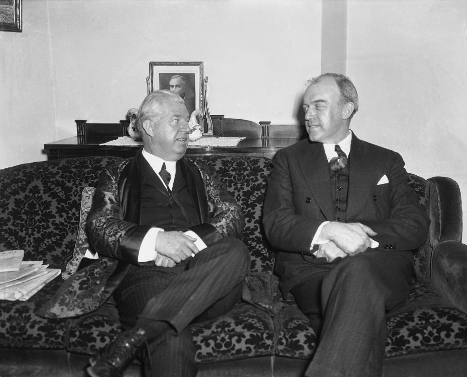 Former Commerce Department official William MacCracken (right) was the last person imprisoned by Congress under its inherent contempt power. (ASSOCIATED PRESS)