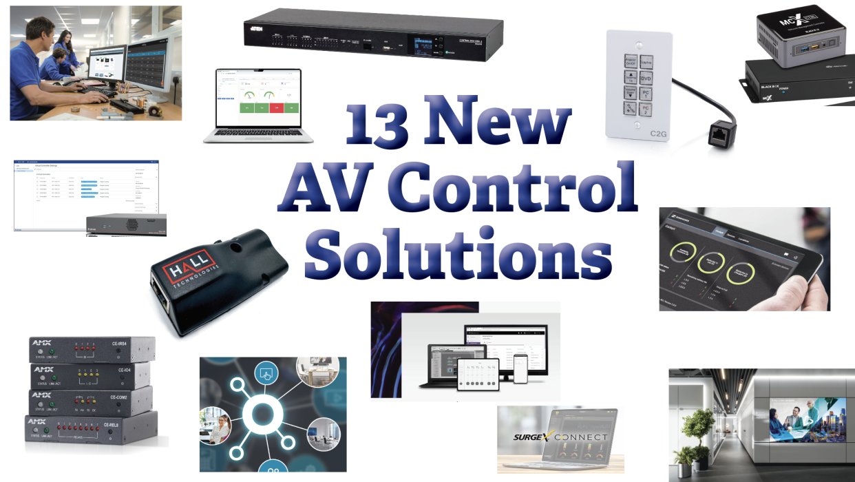  13 New AV Control Solutions 