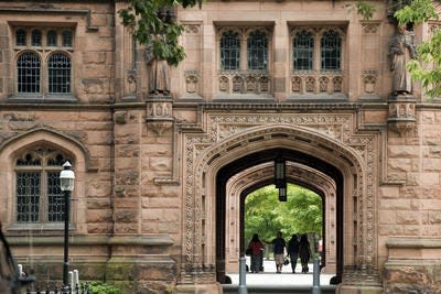 Princeton University's campus is shown in this undated photograph.