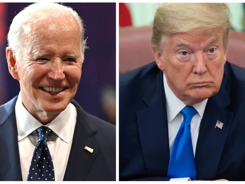 Joe Biden and Donald Trump