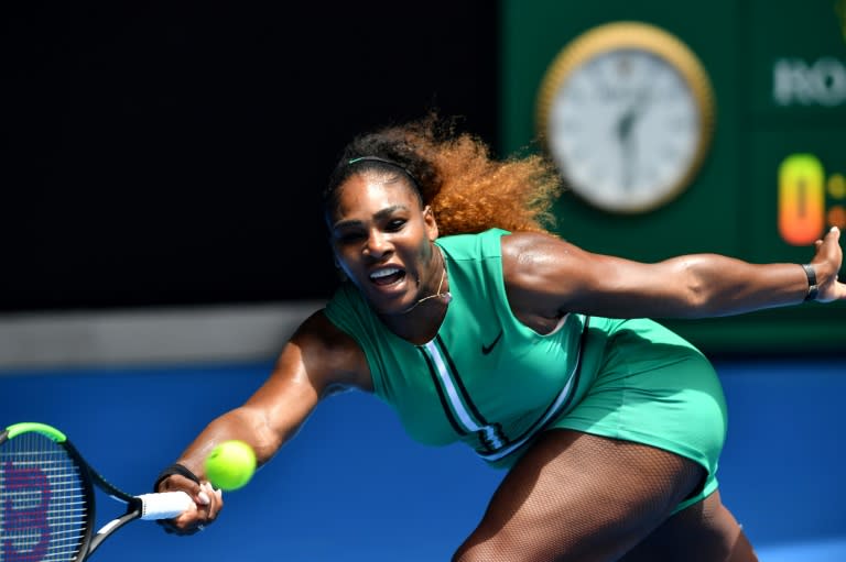 Serena Williams rapped out an ominous warning to her rivals