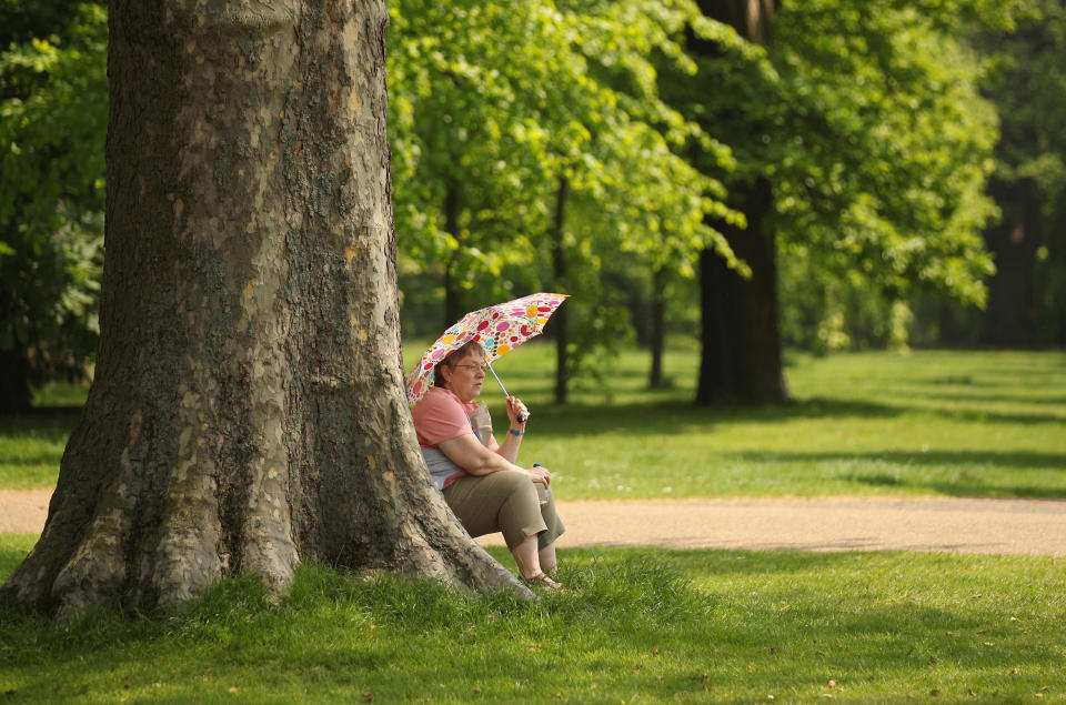 Warm Weather Hits The UK