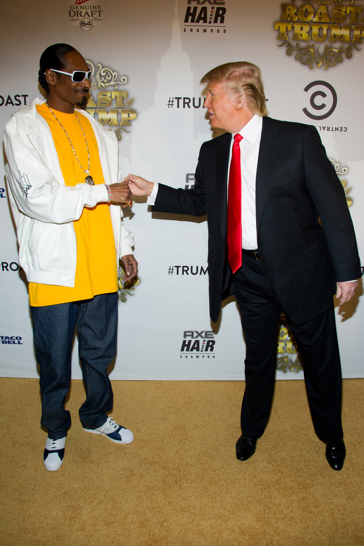 Snoop Dogg and Donald Trump in 2011 (AP)