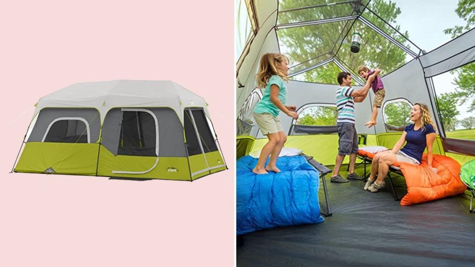 This two-room tent gives everyone some much-needed space.