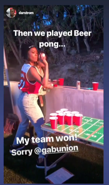 Dwyane Wade and Gabrielle Union Throw Tailgate-Themed Baby Shower