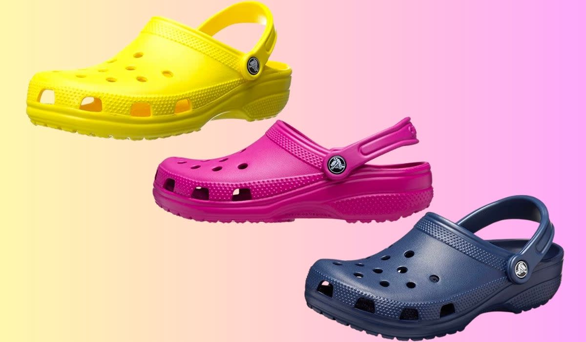 Crocs clogs in three colors