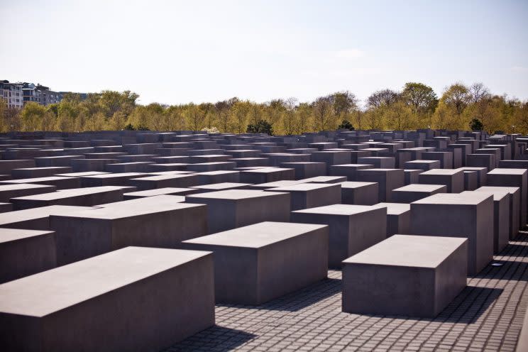 Berlin's Memorial to the Murdered Jews of Europe is next to Brandenburg Gate. Supplied photo from the Foundation Memorial to the Murdered Jews of Europe