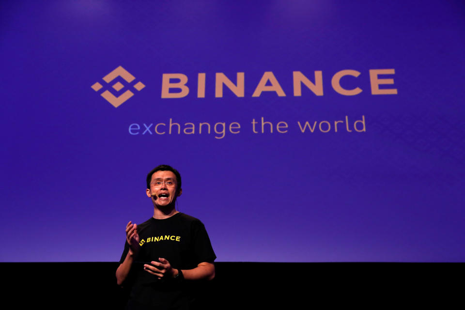 Changpeng Zhao, CEO of Binance, speaks at the Delta Summit, Malta's official Blockchain and Digital Innovation event promoting cryptocurrency, in St Julian's, Malta October 4, 2018. REUTERS/Darrin Zammit Lupi