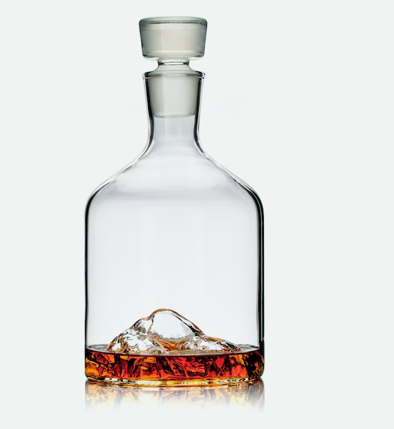 half dome decanter whiskey peaks