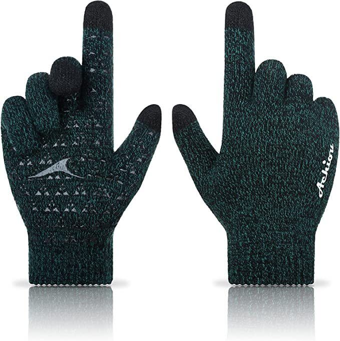 Knit fabric with four-way stretch makes these unisex gloves super easy to wear. They're warm and breathable with a non-slip palm and conductive yarn in the thumb, index and ring fingertips. These come in 12 colors in unisex sizes M-XL.  Promising review: 