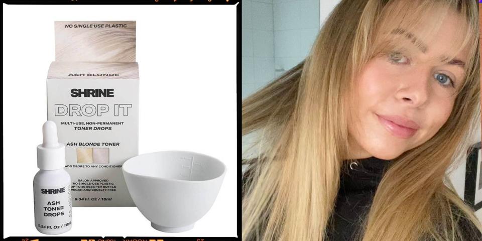 These at-home toning drops brought my bleach-blonde hair back to life