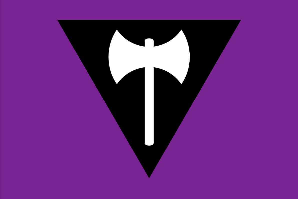 <strong>Labrys Lesbian flag</strong><p>iStock</p>