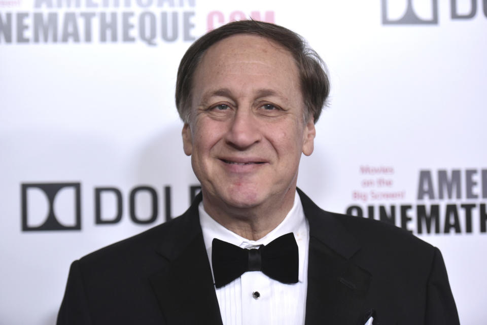 AMC Theaters CEO Adam Aron arrives at the 33rd American Cinematheque Award honoring Charlize Theron at the Beverly Hilton Hotel on Friday, Nov. 8, 2019, in Beverly Hills, Calif. (Photo by Richard Shotwell/Invision/AP)