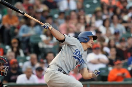 FILE PHOTO: MLB: Los Angeles Dodgers at San Francisco Giants