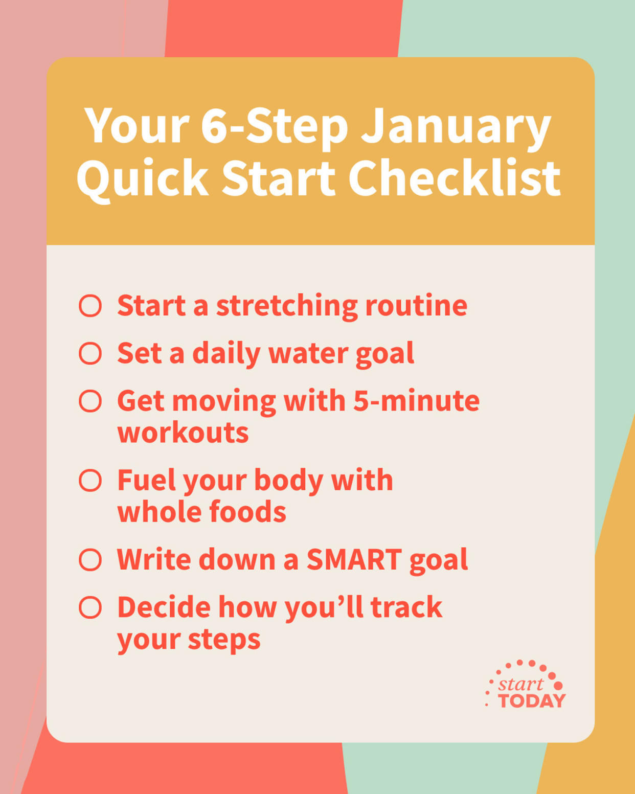 Your 6-step January quick start checklist (TODAY)