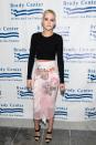 <p>Kristen Stewart wore a cropped Milly sweater and pink Preen skirt to attend The Bear Awards Los Angeles Gala.</p>