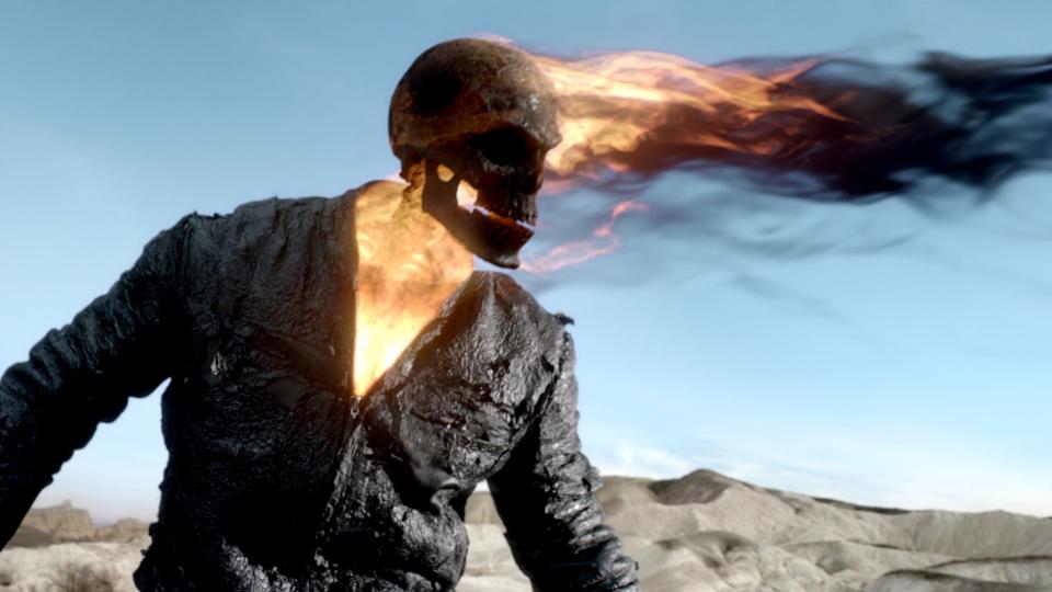 Nicolas Cage is the flame-headed phantom of "Ghost Rider: Spirit of Vengeance."