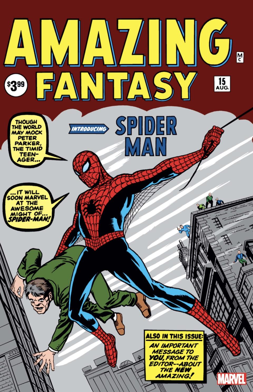 Amazing Fantasy #15 cover