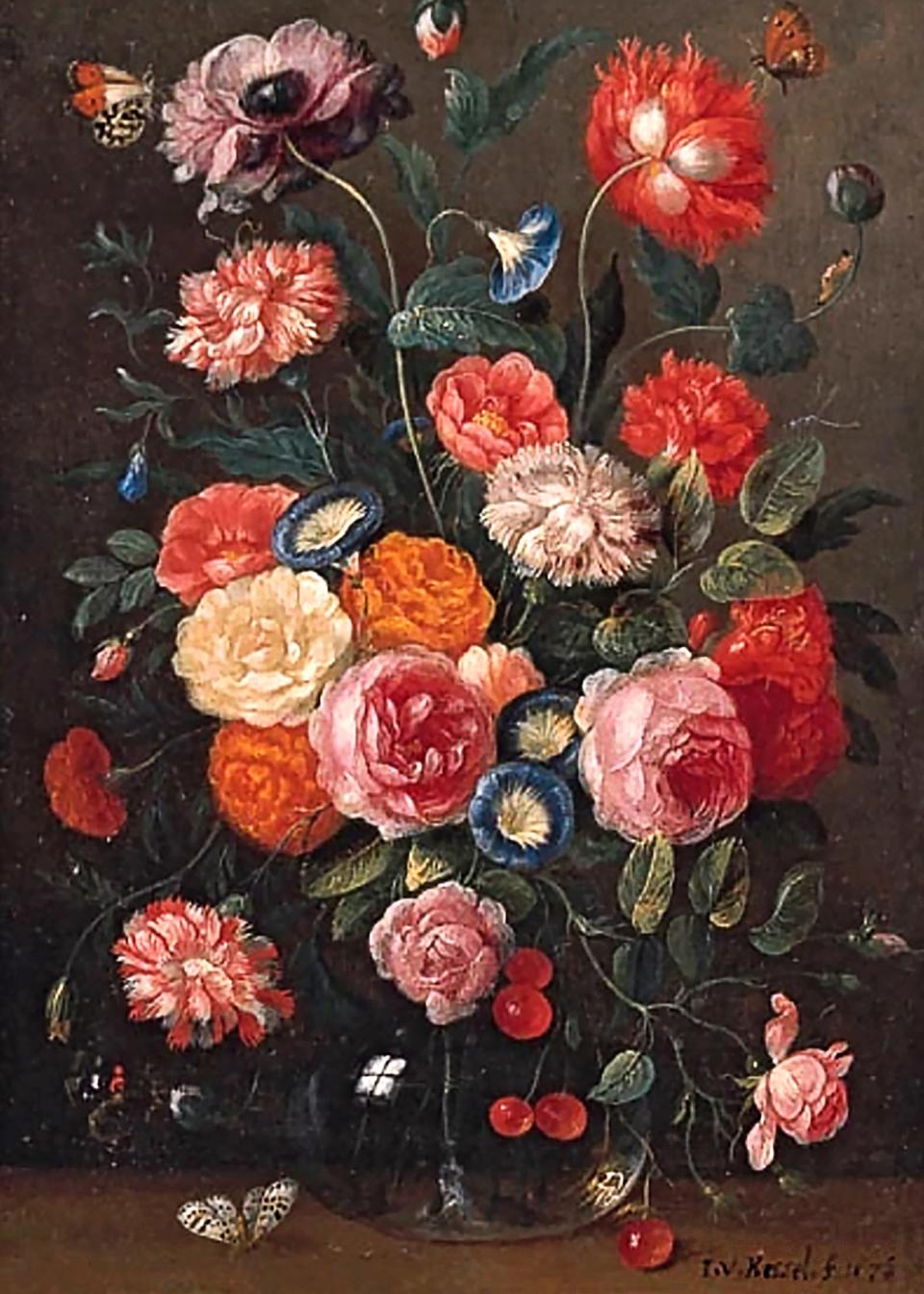 A still life of flowers by Jan van Kessel the Elder that was stolen from a village museum in Belgium, a country Breitwieser says attracted him "like a lover."