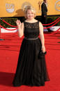 LOS ANGELES, CA - JANUARY 29: Actress Lauren Potter arrives at the 18th Annual Screen Actors Guild Awards at The Shrine Auditorium on January 29, 2012 in Los Angeles, California. (Photo by Jason Merritt/Getty Images)