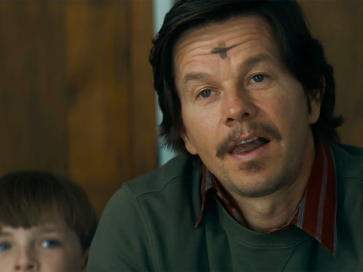 Wahlberg in ‘Father Stu’ (Sony Pictures)