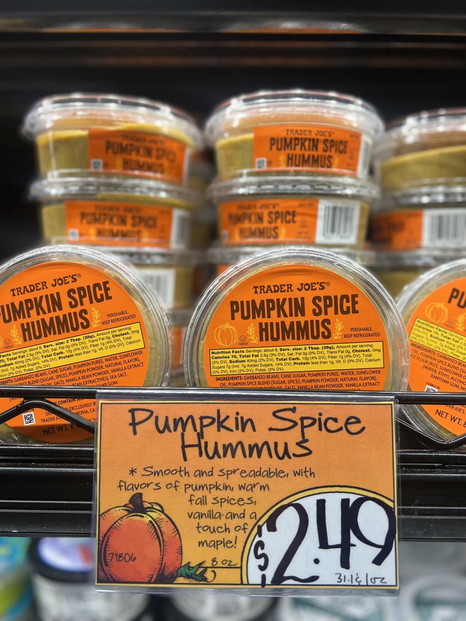 Pumpkin Spice Hummus