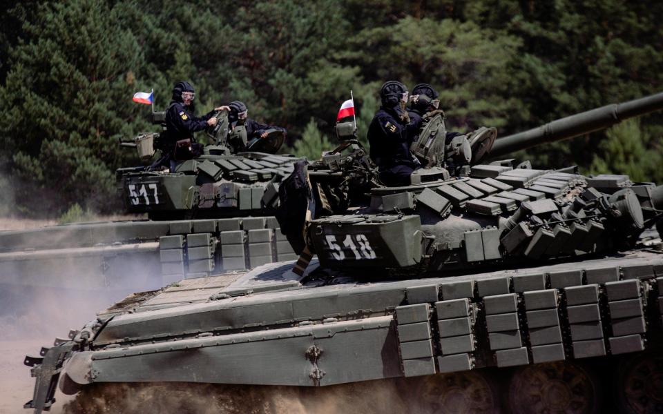  Poland and Czech Republic deliver Tanks to Ukraine, Kyiv -  EyePress News/Shutterstock/Shutterstock