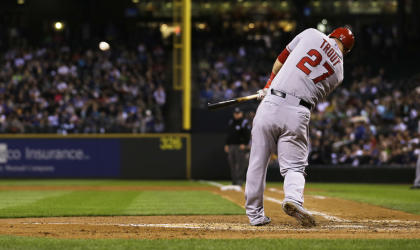 Mike Trout has the game's best mix of speed and power. (AP)