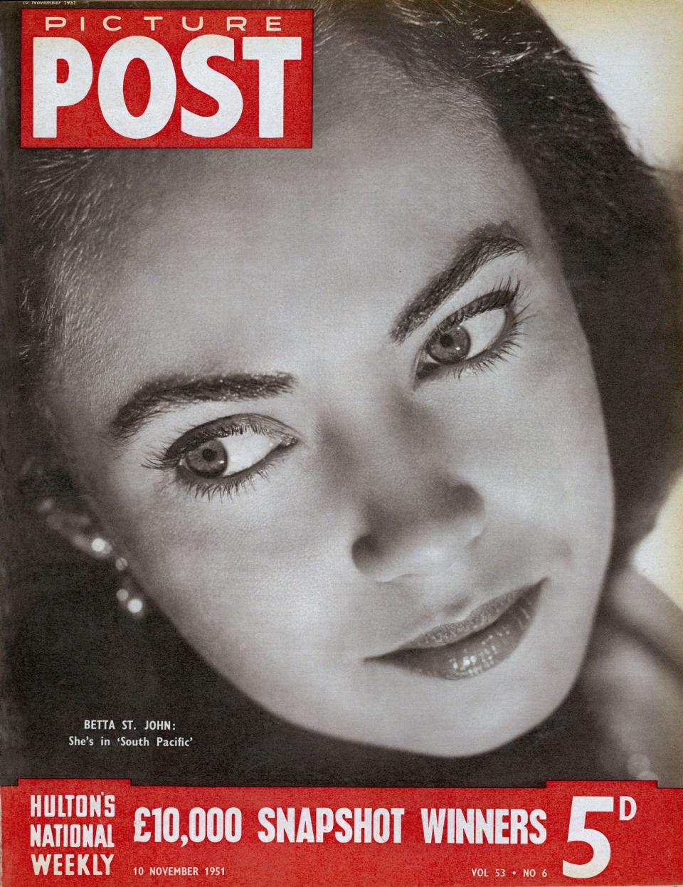 As the Picture Post cover girl in November 1951, when Rodgers and Hammerstein cast her in Carousel
