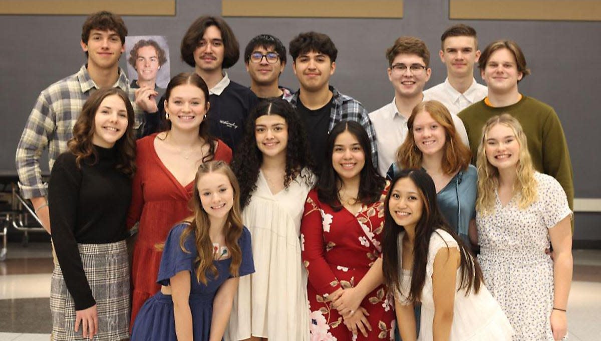 The 2023 Sturgis High School Winterfest Court.