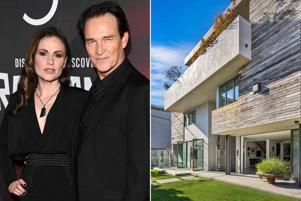 <p>getty; anthony barcelo</p> Anna Paquin and Stephen Moyer