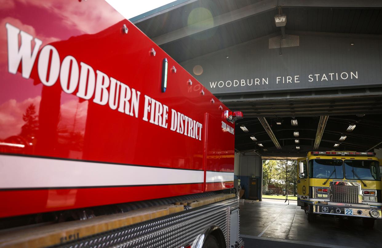 The Woodburn Fire District is trying to pass a $0.35 cents per $1,000 assessed property value levy for five years on Friday, April 5, 2024 in Woodburn, Ore.
