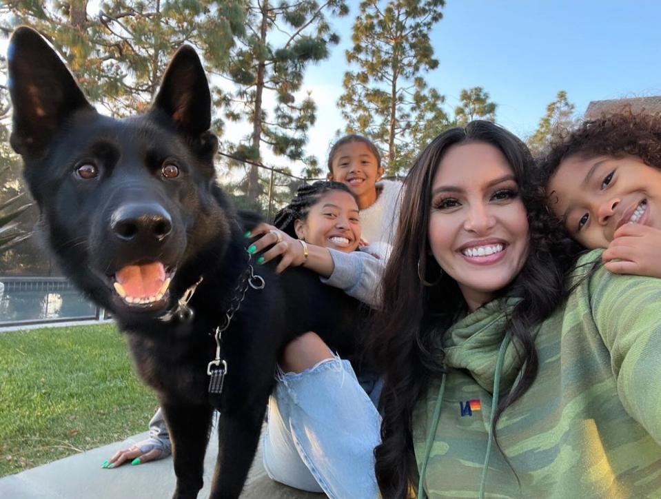 Vanessa Bryant Introduces New German Shepard Loki After Death of Dog Crucio