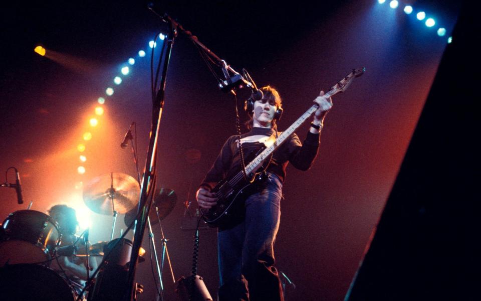 Roger Waters performing live onstage in 1977 - Redferns