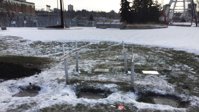 Human remains reburied near Rossdale power plant