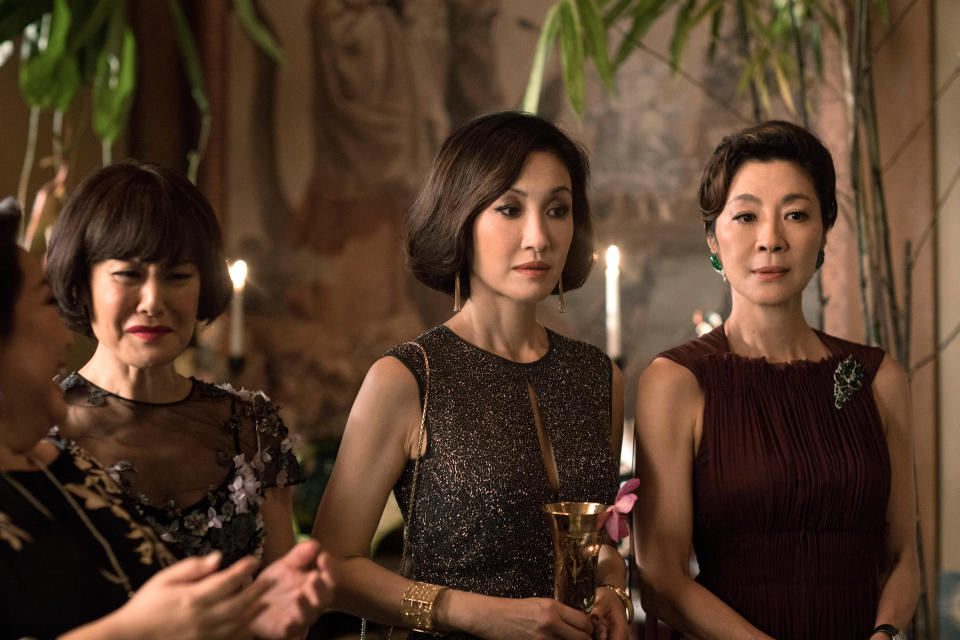 Crazy rich asians 2018 Real  Jon M Chu Selena Tan Janice Koh Michelle Yeoh. Collection Christophel © Color Force / SK Global / Warner Bros