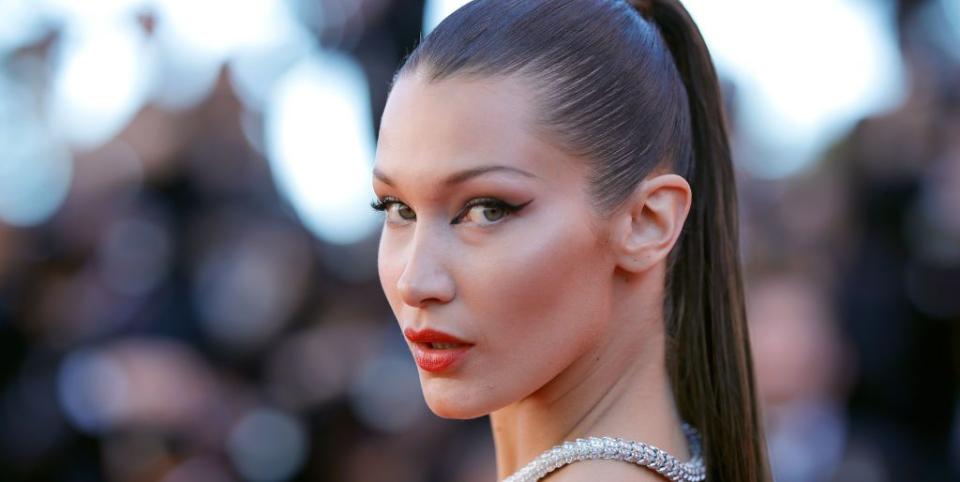 bella hadid's topless photo is a sight to behold