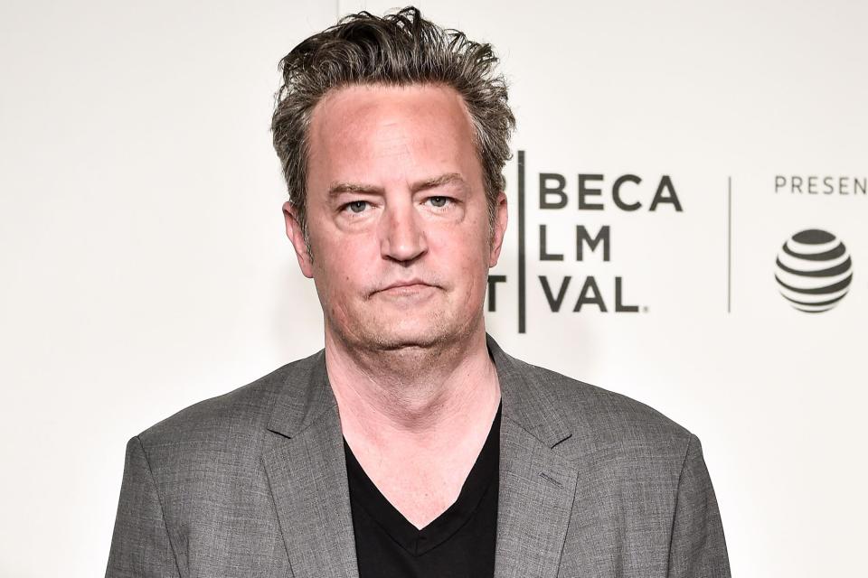 Matthew Perry attends "The Circle" premiere during the 2017 Tribeca Film Festival at BMCC Tribeca PAC on April 26, 2017 in New York City.