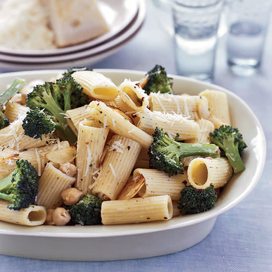 Meyer's Lemony Broccoli and Chickpea Rigatoni