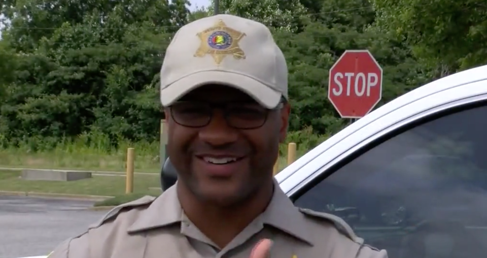 Manuel Stone was eating his lunch in uniform when he approached by three teenagers. Source: WRBL