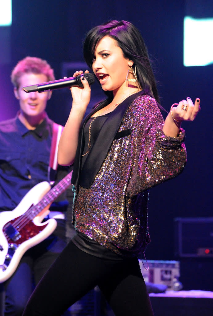 Demo Lovato onstage