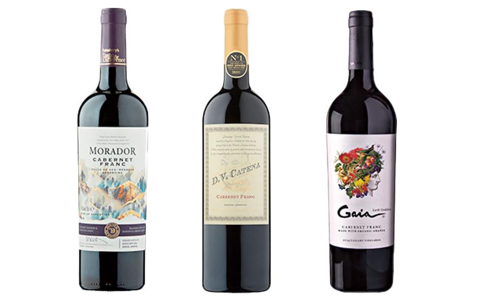 Taste the Difference Morador Cabernet Franc; DV Catena Cabernet Franc Historico; Gaia Cabernet Franc Organic