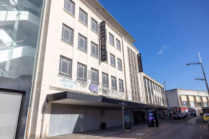 Views of the former Bristol Debenhams store in Broadmead -Credit:PAUL GILLIS / Reach PLC