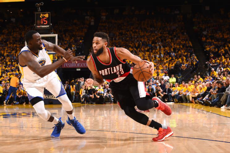 Allen Crabbe is heading to Brooklyn. (Getty)