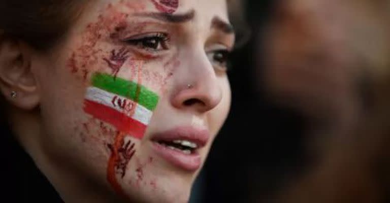 Movilizaciones para condenar la muerte de Mahsa Amini y a favor de los manifestantes en Irán se han organizado en distintos países. Esta foto fue tomada en una concentración en Francia